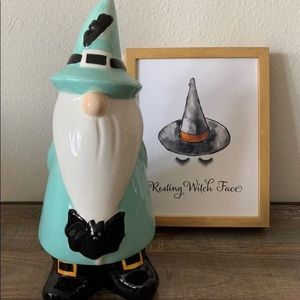 New Ceramic Farmhouse Gnome & Bat